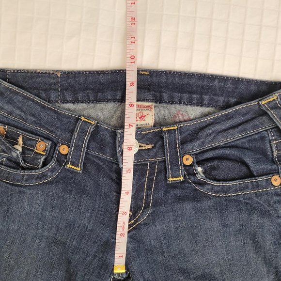 True Religion blue jeans. size 26. - Picture 5 of 10